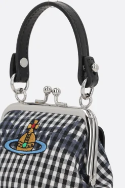Women VIVIENNE WESTWOOD Gingham fabric mini granny with chain