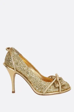 Women ALL IN glitter leather pumps