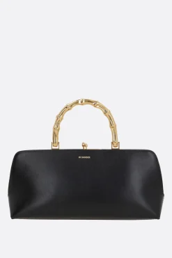 Women JIL SANDER Goji Bamboo small bag in shiny leather