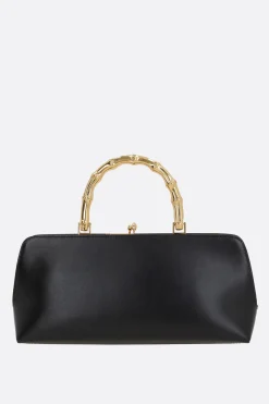 Women JIL SANDER Goji Bamboo small bag in shiny leather