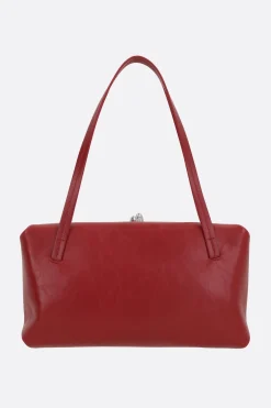 Women JIL SANDER Goji Pillow small handbag in Paper leather