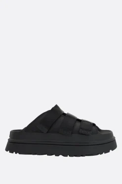 Women UGG GoldenGlow flatform sandals in synthetic leather
