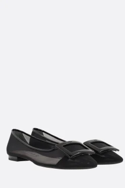 Women ROGER VIVIER Gommettine mesh ballerinas