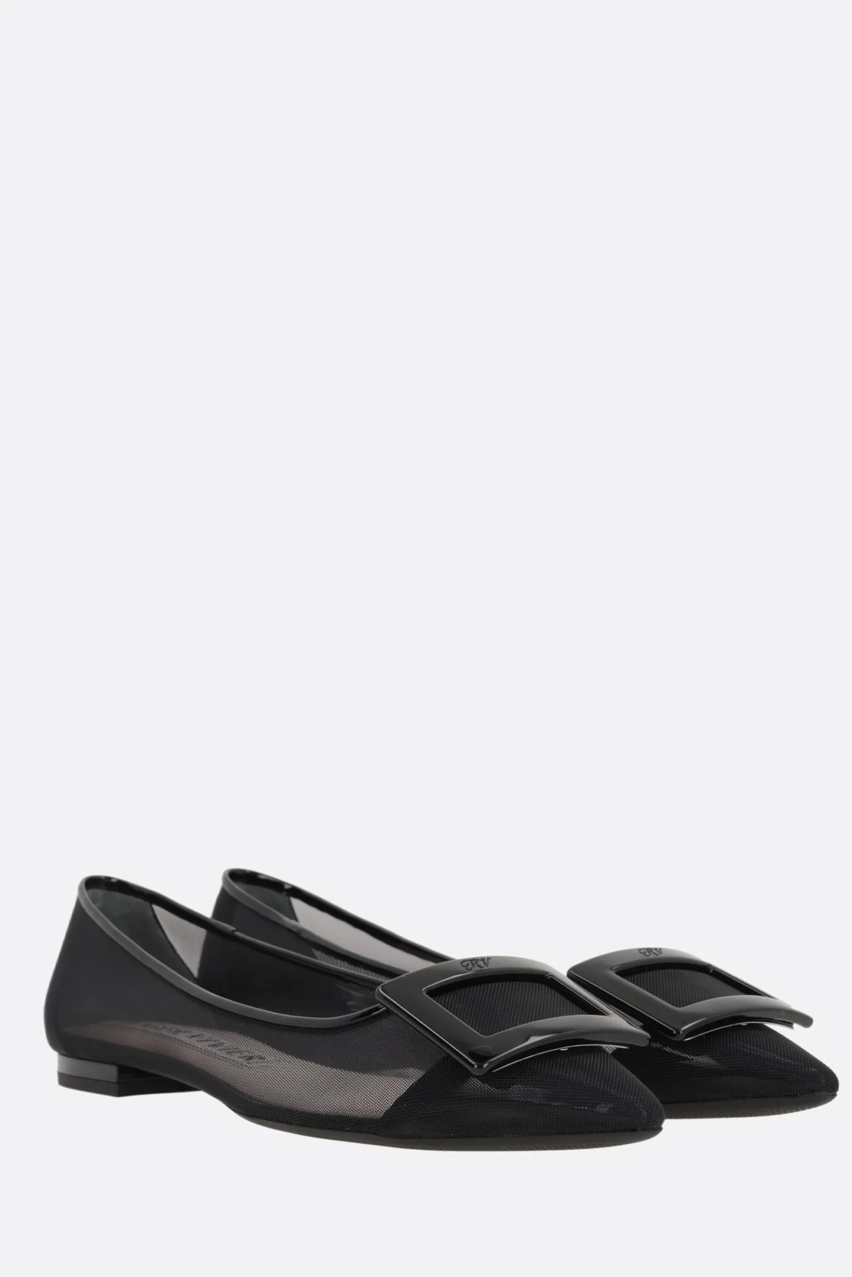 Women ROGER VIVIER Gommettine mesh ballerinas