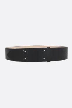Women MAISON MARGIELA grainy leather belt