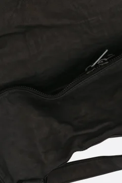 YOHJI YAMAMOTO grainy leather crossbody bag