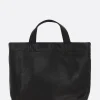 Women DISCORD YOHJI YAMAMOTO grainy leather mini tote bag