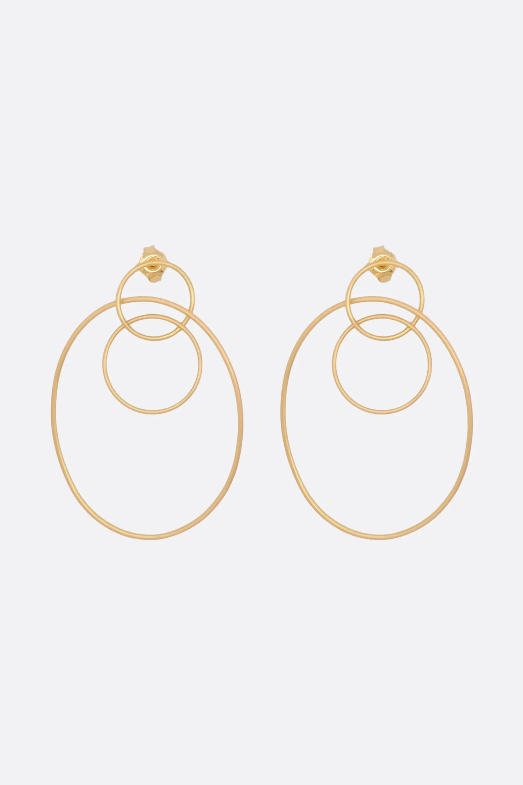 Women LIA DI GREGORIO Grande Ovale earrings