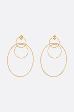 Women LIA DI GREGORIO Grande Ovale earrings