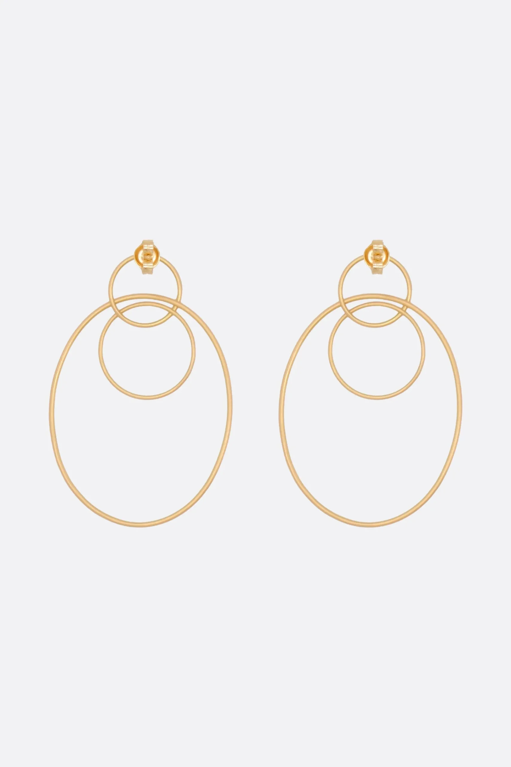 Women LIA DI GREGORIO Grande Ovale earrings
