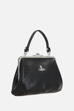 Women VIVIENNE WESTWOOD Granny Frame Purse handbag in leather