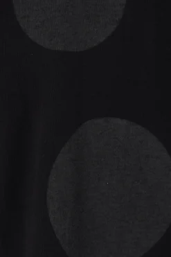 BLACK COMME des GARÇONS graphic print cotton oversized t-shirt