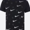 BLACK COMME des GARÇONS graphic print cotton t-shirt