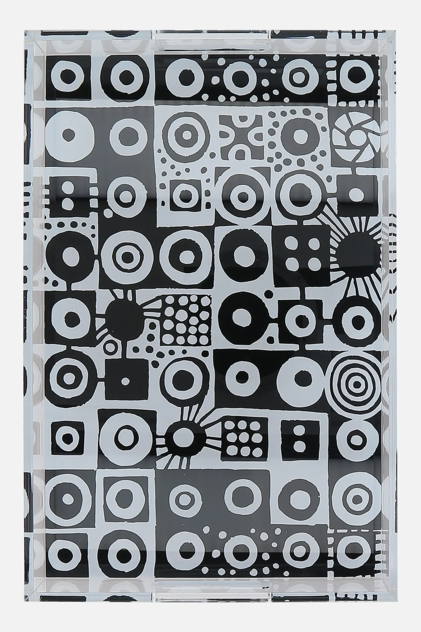 10 CORSO COMO graphic print plexiglass rectangular tray