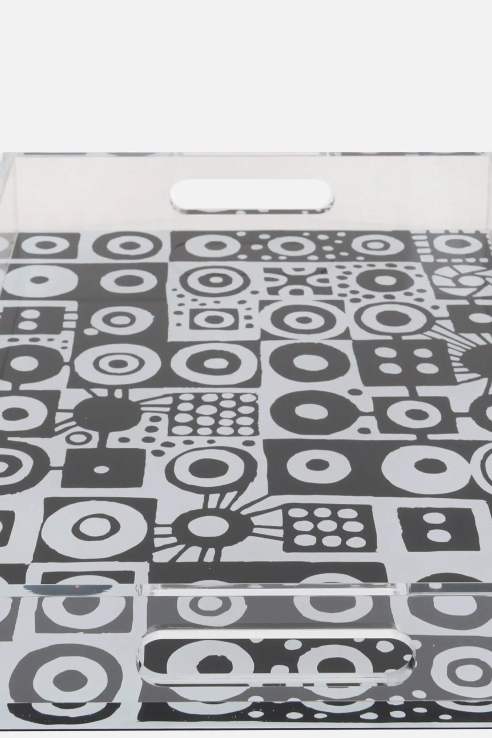 10 CORSO COMO graphic print plexiglass rectangular tray