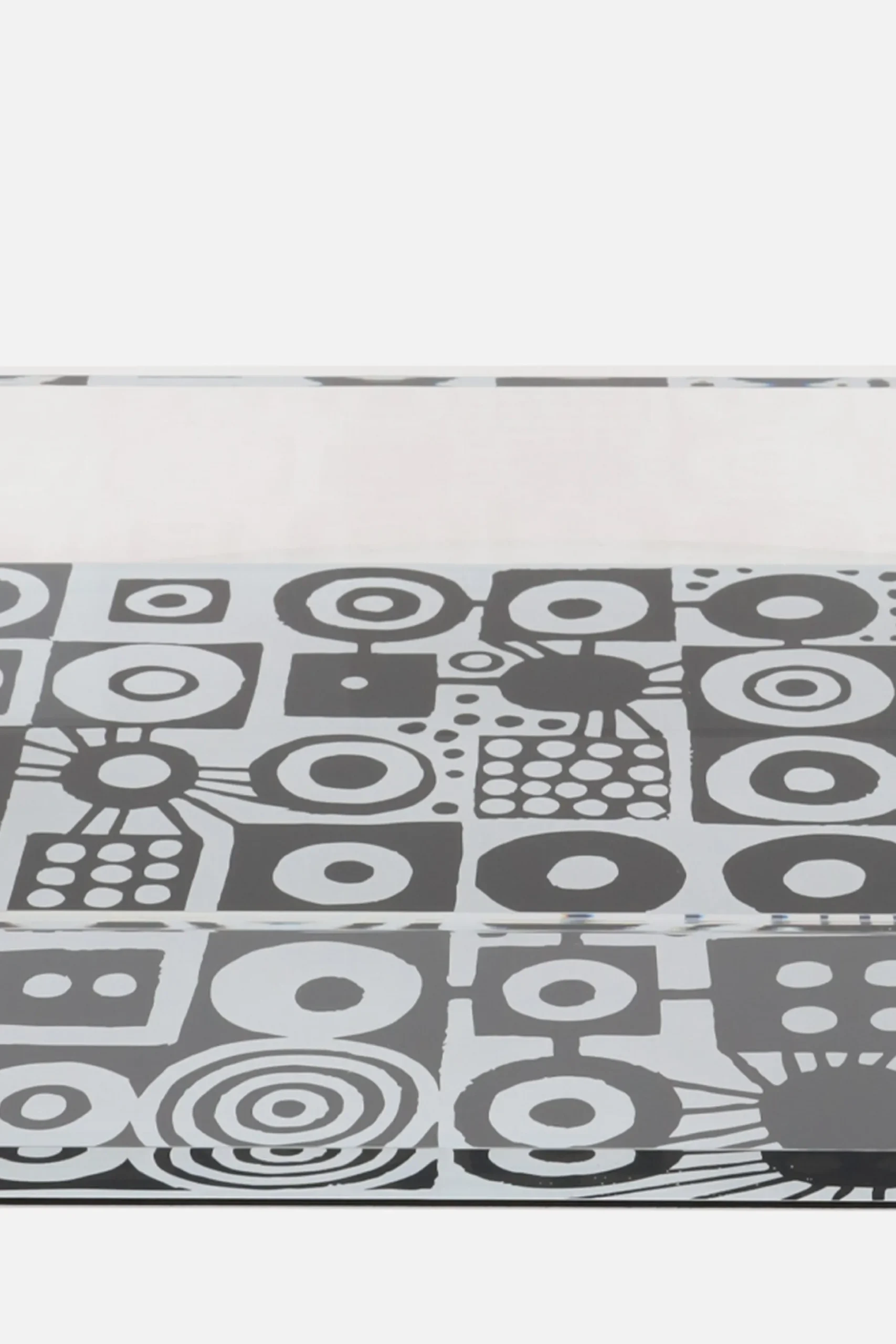 10 CORSO COMO graphic print plexiglass rectangular tray