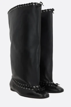 Women ALL IN Grommet boots in nappa leather