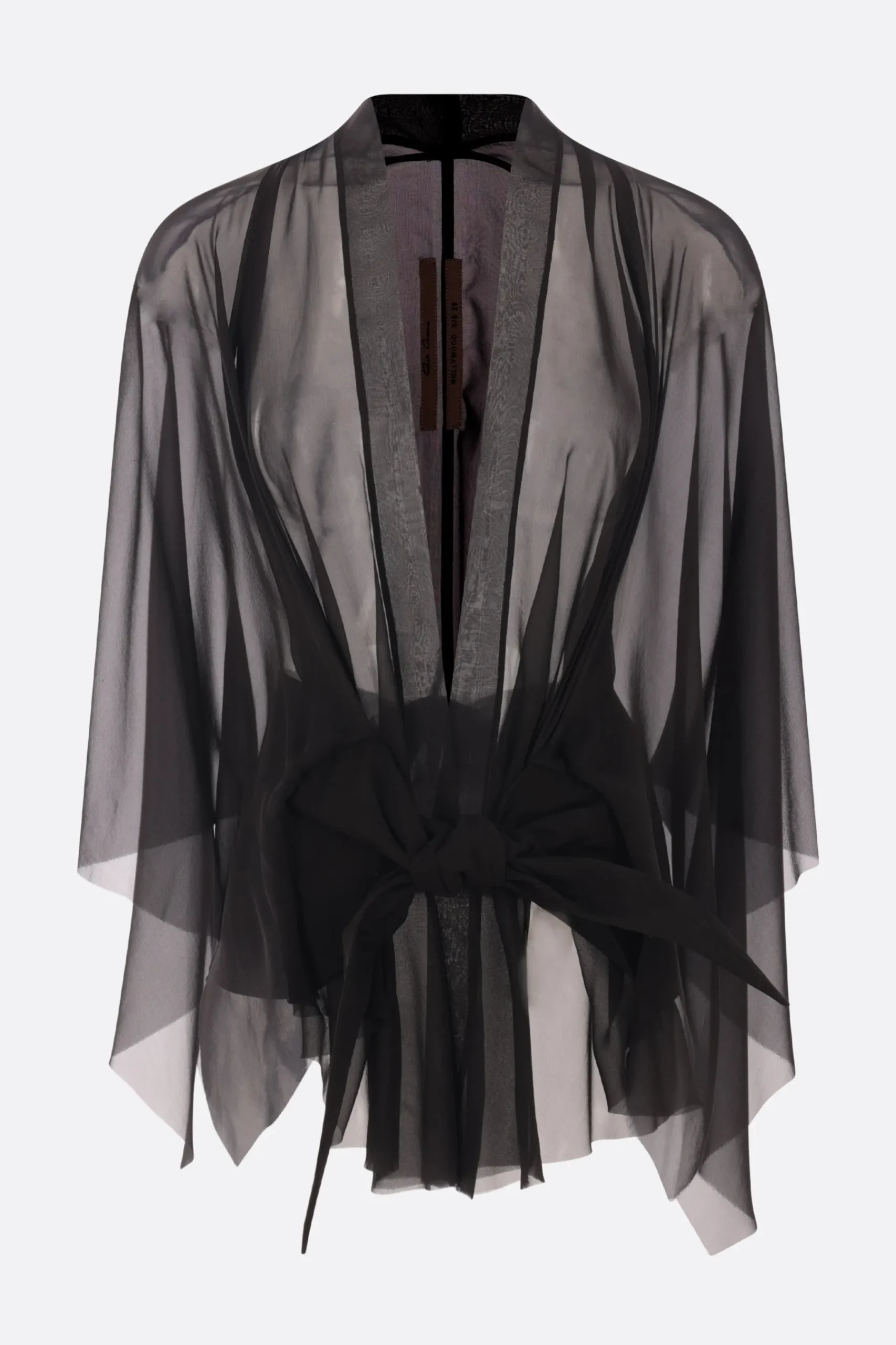 Women RICK OWENS Half Moon cape in chiffon
