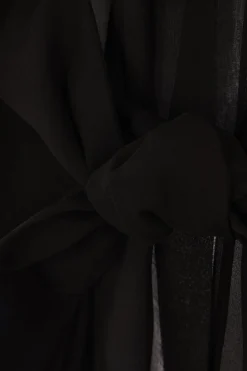 Women RICK OWENS Half Moon cape in chiffon