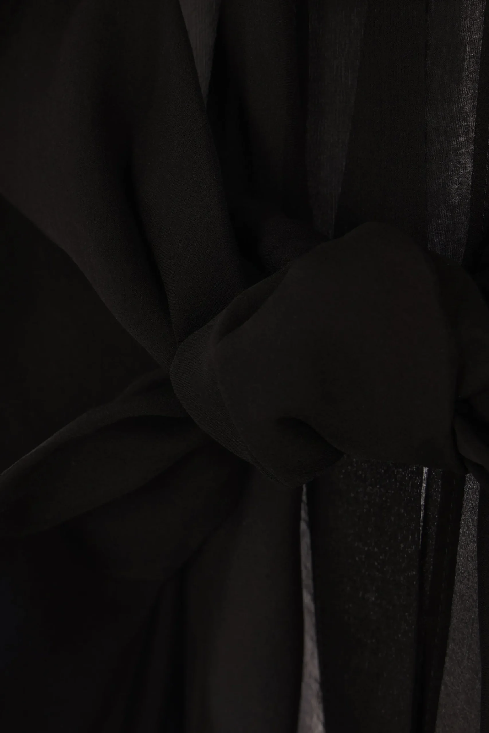 Women RICK OWENS Half Moon cape in chiffon