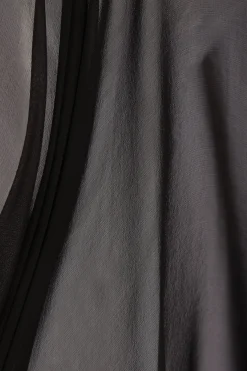 Women RICK OWENS Half Moon cape in chiffon