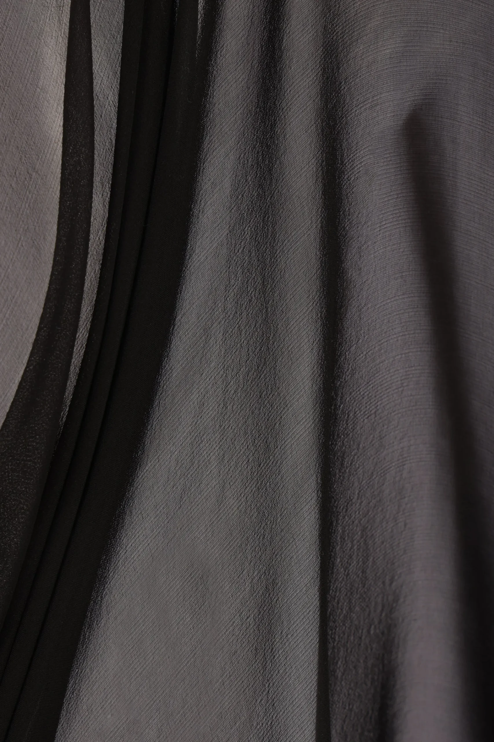Women RICK OWENS Half Moon cape in chiffon