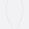 Women SHIHARA Half Pearl 90° chain necklace