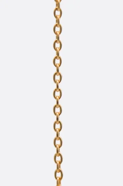 Women SHIHARA Half Pearl 90° chain necklace