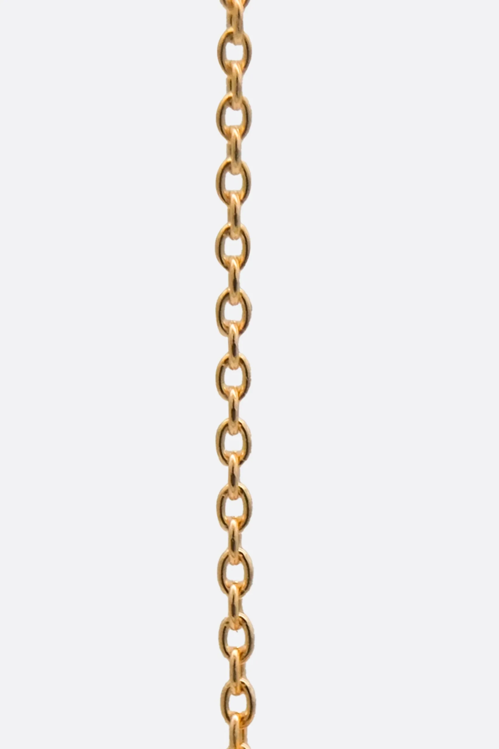 Women SHIHARA Half Pearl 90° chain necklace