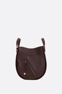 Women LOEWE Hammock slice bag in shiny leather