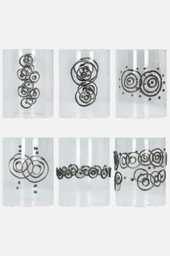 10 CORSO COMO hand-decorated six glasses set