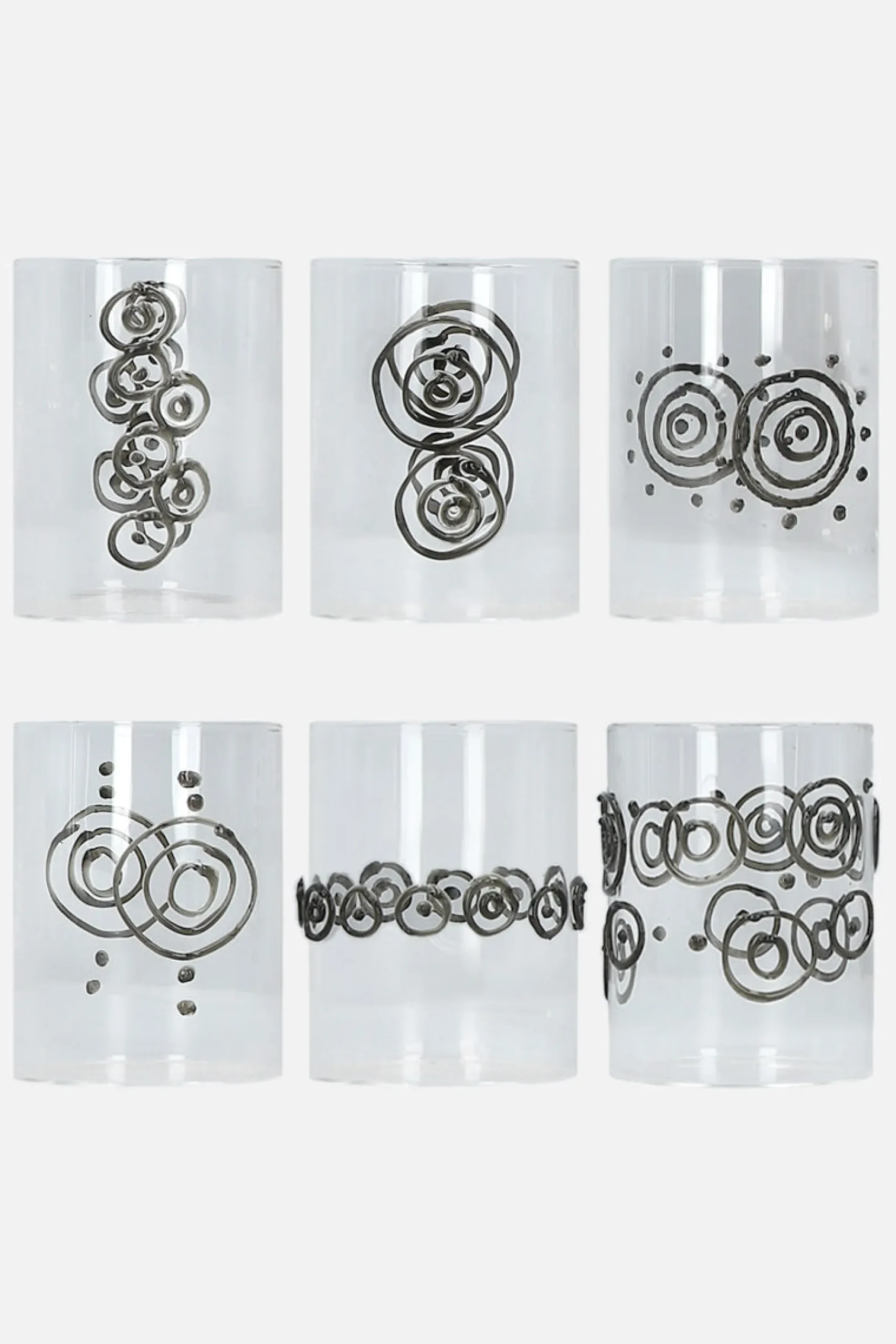 10 CORSO COMO hand-decorated six glasses set