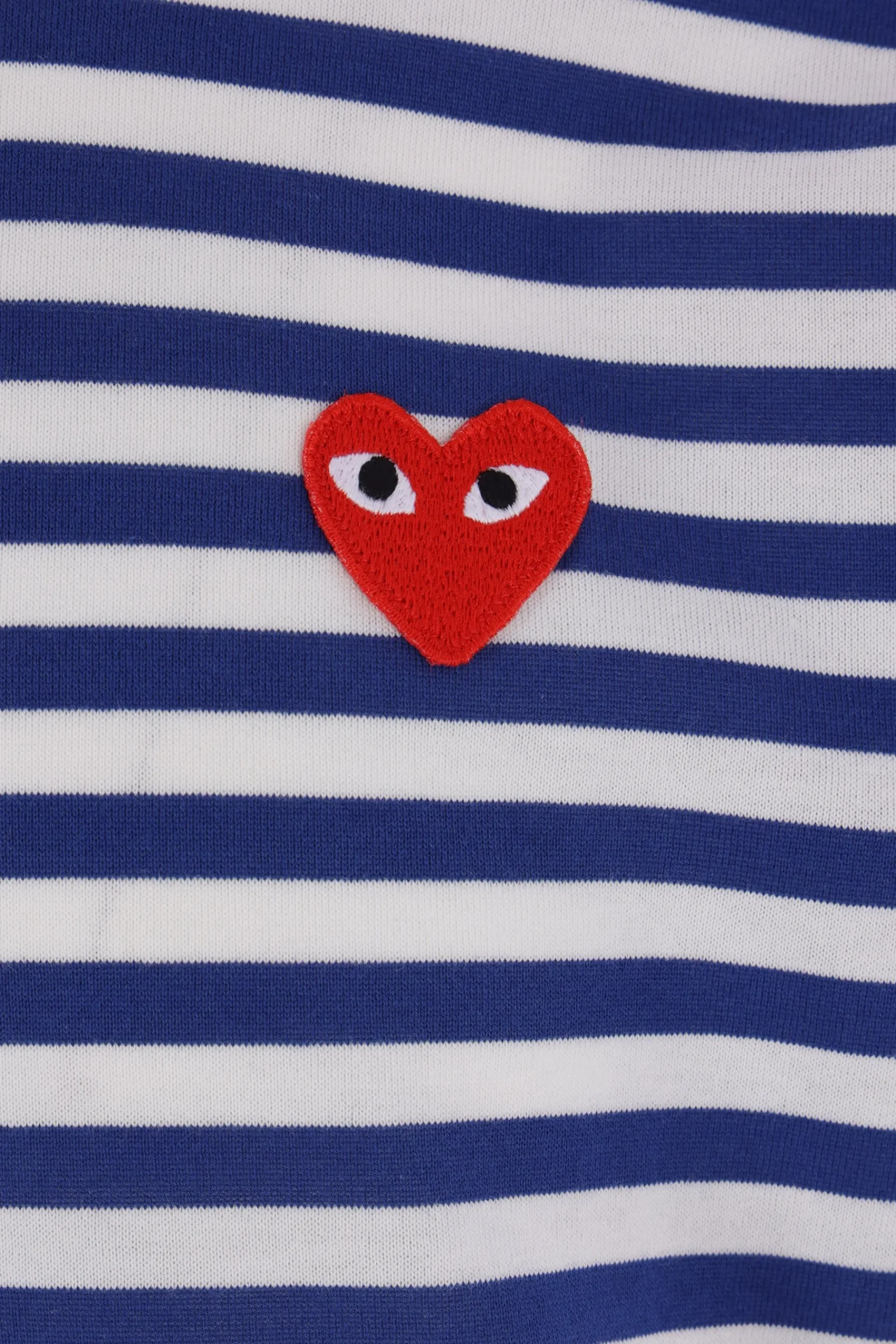 COMME DES GARÇONS PLAY Heart patch cotton long-sleeve t-shirt