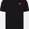 COMME DES GARÇONS PLAY Heart patch cotton t-shirt