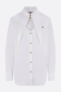 Women VIVIENNE WESTWOOD Heart regenerative poplin shirt