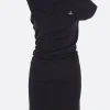 Women VIVIENNE WESTWOOD Hebo asymmetric dress in organic cotton