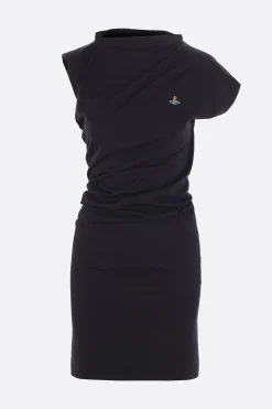 Women VIVIENNE WESTWOOD Hebo asymmetric dress in organic cotton