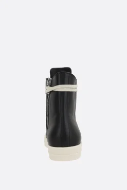 Women RICK OWENS high-top smooth leather sneakers