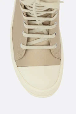 Women RICK OWENS high-top sneakers in laminated nappa