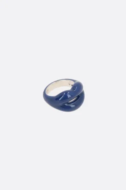 Women HOTLIPS BY SOLANGE Hotlips enameled silver ring