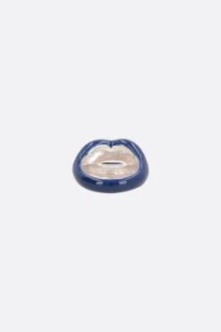 Women HOTLIPS BY SOLANGE Hotlips enameled silver ring