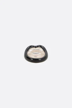 Women HOTLIPS BY SOLANGE Hotlips enameled silver ring