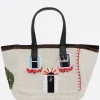 Women JW ANDERSON House Belt mini tote bag in knit