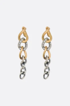 Women HUM ete Gradation Chain earrings