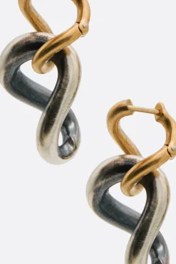 Women HUM ete Gradation Chain earrings