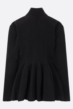 Women CFCL Hypha ribbed knit tailored flare jacket