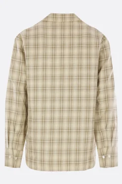 SÉFR Ignacio shirt in check cotton and linen