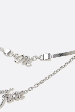 Women JIL SANDER I'm On Fire necklace in brass