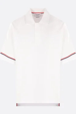 THOM BROWNE interlock polo shirt