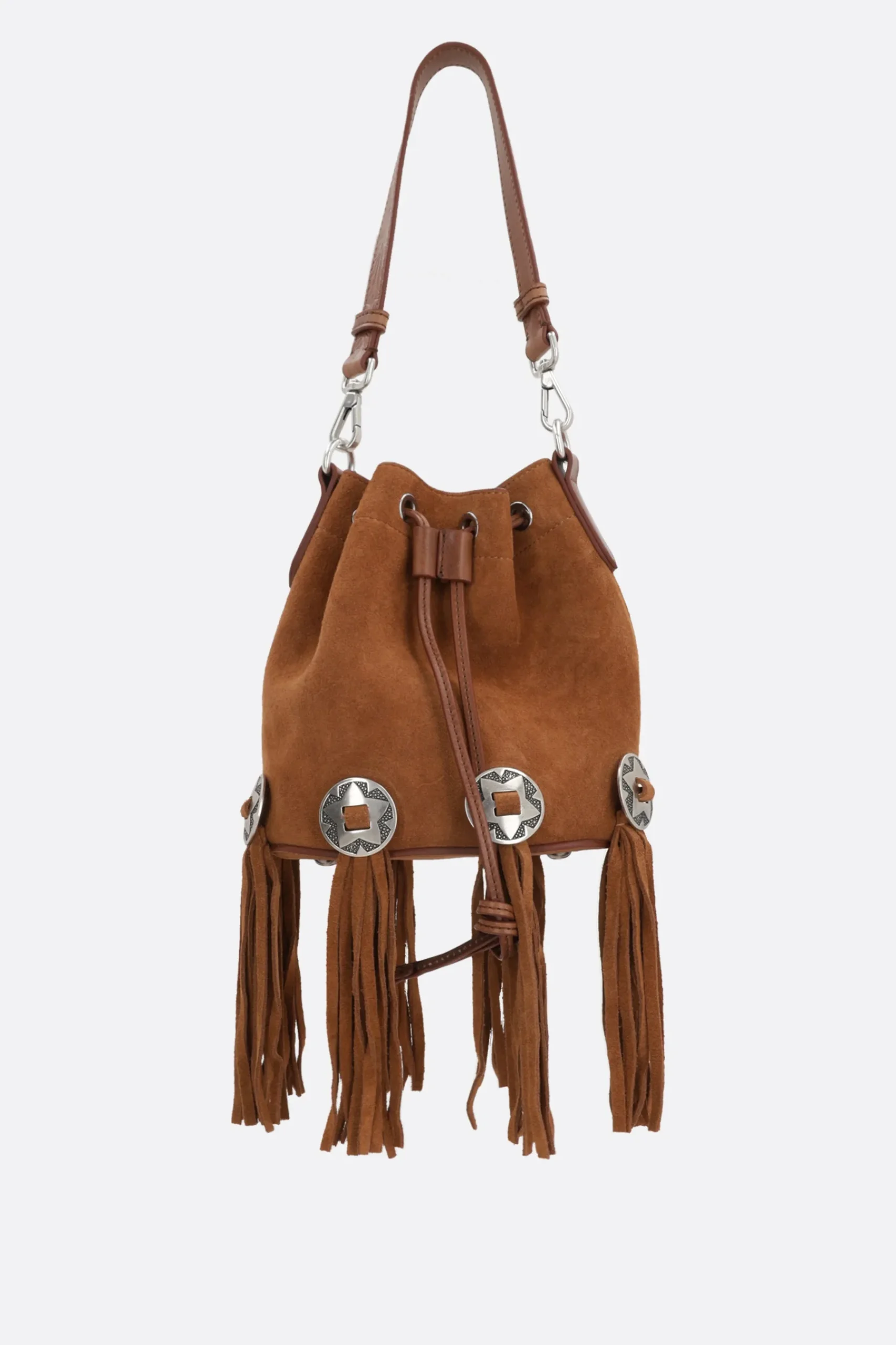 Women HTC LOS ANGELES Janis bucket bag in suede